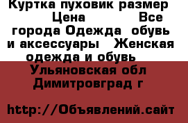 Куртка пуховик размер 44-46 › Цена ­ 3 000 - Все города Одежда, обувь и аксессуары » Женская одежда и обувь   . Ульяновская обл.,Димитровград г.